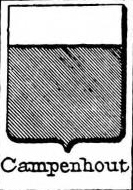Campenhout Coat of Arms / Family Crest 1