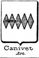 Canivet Coat of Arms / Family Crest 0