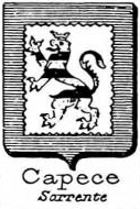 Capece Coat of Arms / Family Crest 11