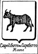Capodiferro Coat of Arms / Family Crest 0