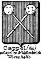 Cappel Coat of Arms / Family Crest 3