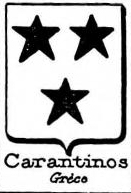 Carantinos Coat of Arms / Family Crest 0