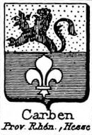 Carben Coat of Arms / Family Crest 1