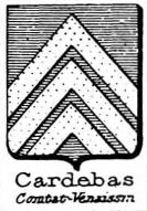 Cardebas Coat of Arms / Family Crest 0