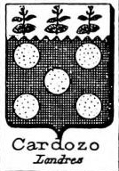 Cardozo Coat of Arms / Family Crest 1