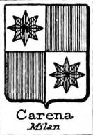 Carena Coat of Arms / Family Crest 1