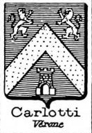 Carlotti Coat of Arms / Family Crest 1