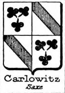 Carlowitz Coat of Arms / Family Crest 3
