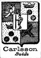 Carlsson Coat of Arms / Family Crest 1