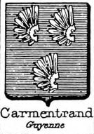 Carmentrand Coat of Arms / Family Crest 0