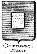 Carnazel Coat of Arms / Family Crest 0