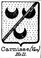 Carnisse Coat of Arms / Family Crest 0