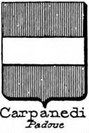 Carpanedi Coat of Arms / Family Crest 0