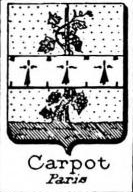 Carpot Coat of Arms / Family Crest 0