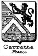 Carrette Coat of Arms / Family Crest 1