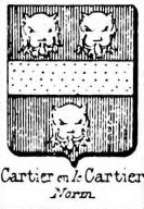 Cartier Coat of Arms / Family Crest 4
