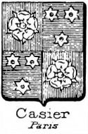 Casier Coat of Arms / Family Crest 1