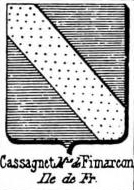 Cassagnes Coat of Arms / Family Crest 1