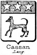 Cassan Coat of Arms / Family Crest 1