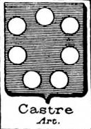 Castre Coat of Arms / Family Crest 2