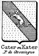 Cater Coat of Arms / Family Crest 0