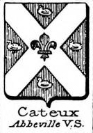 Cateux Coat of Arms / Family Crest 0