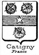 Catigny Coat of Arms / Family Crest 0