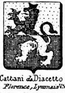 Cattani Coat of Arms / Family Crest 5