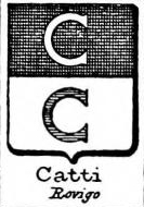 Catti Coat of Arms / Family Crest 1