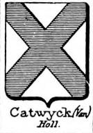 Catwyck Coat of Arms / Family Crest 1