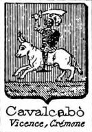 Cavalcabo Coat of Arms / Family Crest 1