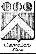 Cavelet Coat of Arms / Family Crest 0