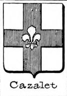 Cazalet Coat of Arms / Family Crest 2