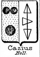 Cazius Coat of Arms / Family Crest 0