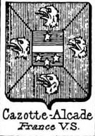 Cazotte Coat of Arms / Family Crest 0