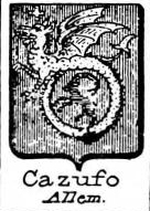 Cazufo Coat of Arms / Family Crest 0