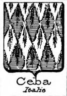 Ceba Coat of Arms / Family Crest 0