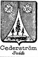 Cederstrom Coat of Arms / Family Crest 1