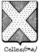 Celles Coat of Arms / Family Crest 1
