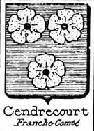 Cendrecourt Coat of Arms / Family Crest 0