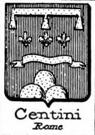 Centini Coat of Arms / Family Crest 0