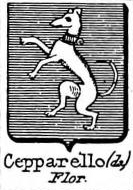 Cepparello Coat of Arms / Family Crest 1