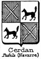 Cerdan Coat of Arms / Family Crest 0