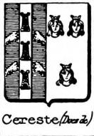 Cereste Coat of Arms / Family Crest 0