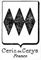 Ceriz Coat of Arms / Family Crest 0