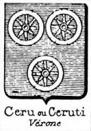Ceru Coat of Arms / Family Crest 1