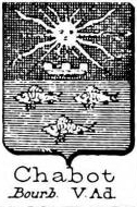 Chabot Coat of Arms / Family Crest 3