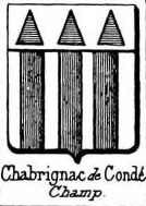 Chabrignac Coat of Arms / Family Crest 0