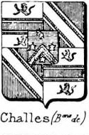 Challes Coat of Arms / Family Crest 1
