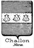 Challon Coat of Arms / Family Crest 1